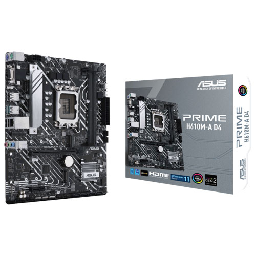 ASUS PRIME H610M-A D4 [マザーボード Intel H610/LGA1700/DDR4/mATX]