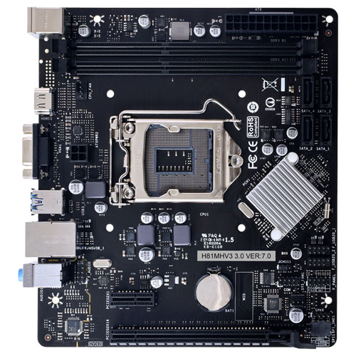 BIOSTAR H81MHV3 3.0 [マザーボード H81/LGA1150/DDR3/Micro ATX]