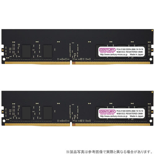 CB16GX2-D4RE266681 [32GB kit (16GBx2) DDR4-2666 (PC4-21300) ECC Reg DIMM Single Rank 2048Mx8]