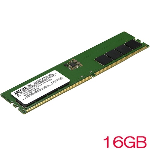 バッファロー MV-D5U4800 MV-D5U4800-16G [PC5-4800対応 288ピン U-DIMM 16GB]