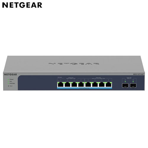 NETGEAR MS510TXUP-100AJS [PoE++(295W) マルチギガx8 SFP+ x2 スマートスイッチ]