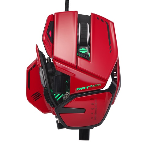 MAD CATZ MR06DCINRD000-0J [R.A.T. 8+ ADV 有線ゲーミングマウス]