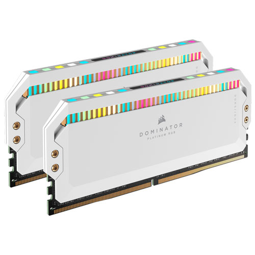 コルセア CMT32GX5M2X6200C36W [DOMINATOR PLATINUM RGB DDR5 6200MHz 16GB 2枚 CL36-39-39-76 1.30V OC PMIC WHITE]