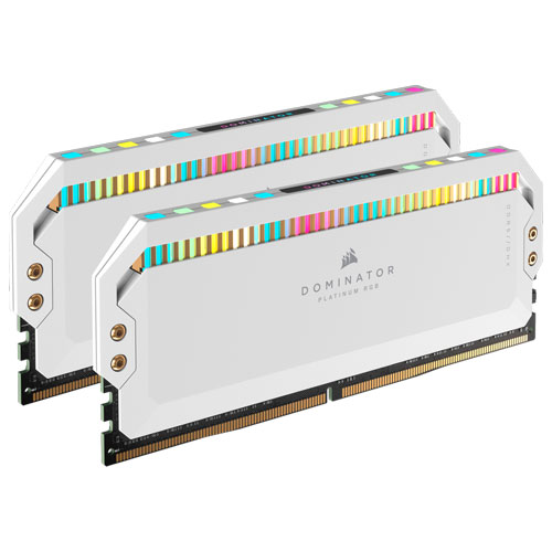 コルセア CMT32GX5M2B5200C40W [DOMINATOR PLATINUM RGB DDR5 5200MHz 16GB 2枚組 CL40-40-40-77 1.25V WHITE]