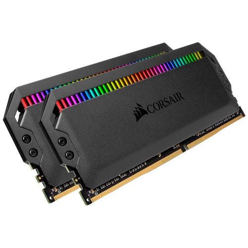 コルセア CMT16GX4M2C3200C16 [DOMINATOR PLATINUM RGB DDR4 PC4-25600 (3200MHz) 8GB 2枚組 CL16-18-18-36 1.35V]