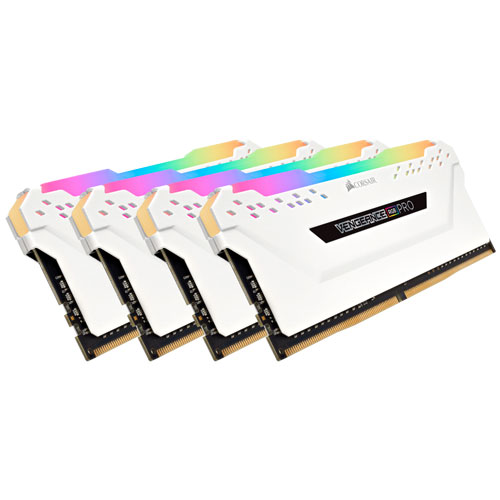 CMW32GX4M4C3600C18W [VENGEANCE RGB PRO DDR4 PC4-28800 (3600MHz) 8GB 4枚組 CL18-19-19-39 1.35V WHITE]