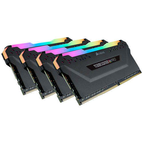 コルセア CMW32GX4M4C3600C18 [VENGEANCE RGB PRO DDR4 PC4-28800 (3600MHz) 8GB 4枚組 CL18-19-19-39 1.35V]