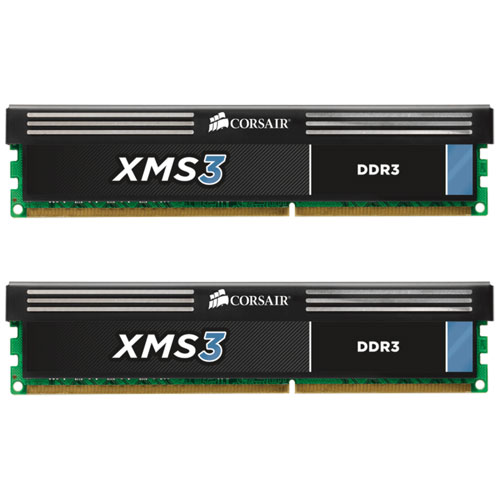 コルセア CMX8GX3M2A1333C9 [XMS3 DDR3 PC3-10600 (1333MHz) 4GB 2枚組 CL9-9-9-24 1.50V]