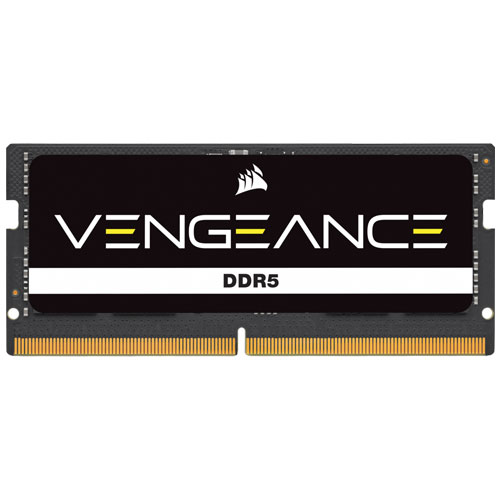 コルセア CMSX8GX5M1A4800C40 [VENGEANCE SODIMM DDR5 PC5-38400 (4800MHz) 8GB 1枚組 CL40-40-40-77 1.10V]