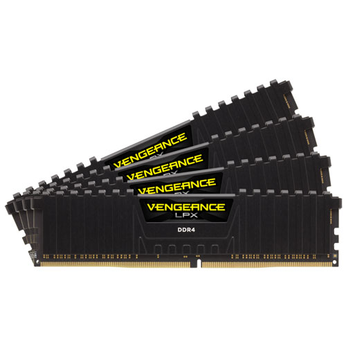 コルセア CMK64GX4M4D3600C18 [VENGEANCE LPX DDR4 PC4-28800 (3600MHz) 16GB 4枚組 CL18-22-22-42 1.35V]