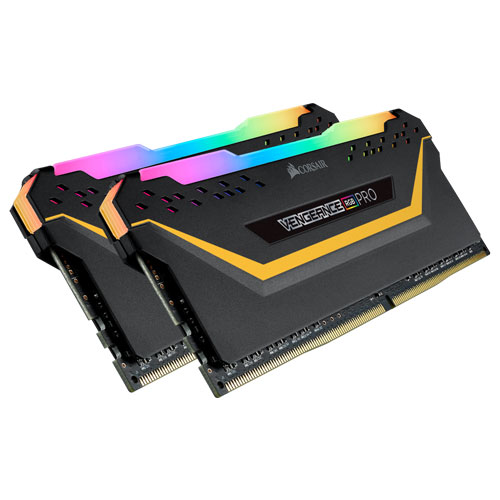 コルセア CMW16GX4M2C3200C16-TUF [VENGEANCE RGB PRO DDR4 3200MHz 8GB 2枚組 CL16-18-18-36 1.35V - TUF Gaming]