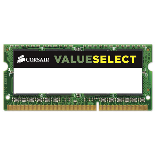 コルセア CMSO8GX3M1C1600C11 [VALUE SELECT SODIMM DDR3L PC3-12800 (1600MHz) 8GB 1枚組 204Pin 1.35V]