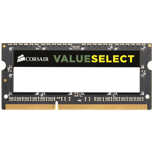 コルセア CMSO4GX3M1A1600C11 [VALUE SELECT SODIMM DDR3 PC3-12800 (1600MHz) 4GB 1枚組 204Pin 1.5V]