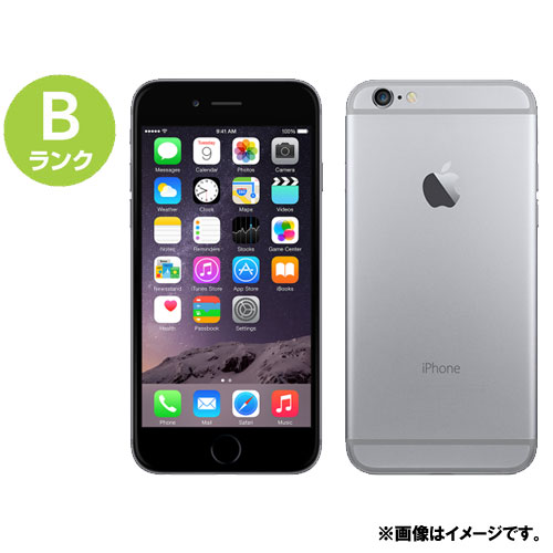 Apple ★中古スマートフォン・Bランク★MQ3D2J/A [iPhone 6 32GB(シルバー)]