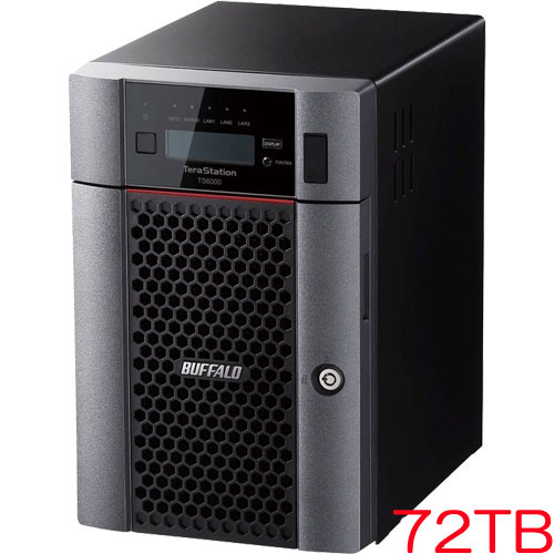 バッファロー TS6600DN7206 [TeraStation TS6000 6ベイ デスクトップNAS 72TB]