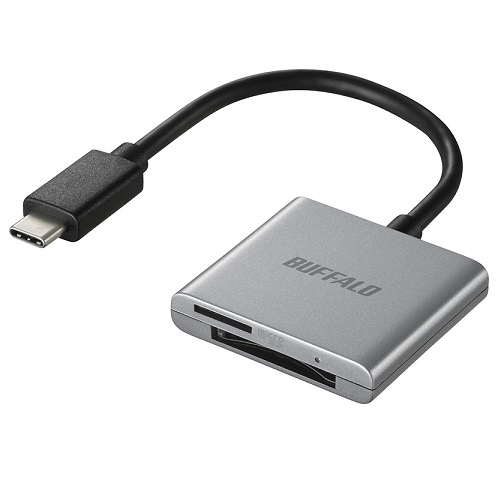 バッファロー（サプライ） BSCR110U3CSV [USB3.2 Gen1 Type-C カードリーダー シルバー]