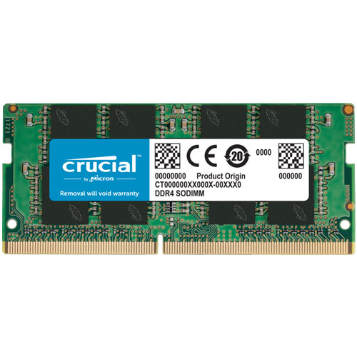 クルーシャル CT8G4SFRA32A [8GB DDR4 3200 MT/s (PC4-25600) CL22 Unbuffered SODIMM 260pin]