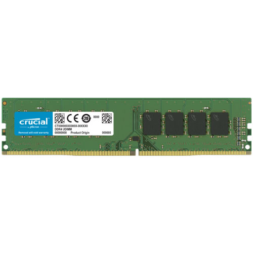 クルーシャル CT16G4DFRA32A [16GB DDR4 3200 MT/s (PC4-25600) CL22 Unbuffered DIMM 288pin]