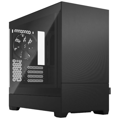 Fractal Design FD-C-POS1M-02 [Micro ATX ミニタワーケース Pop Mini Silent Black TG Clear Tint]