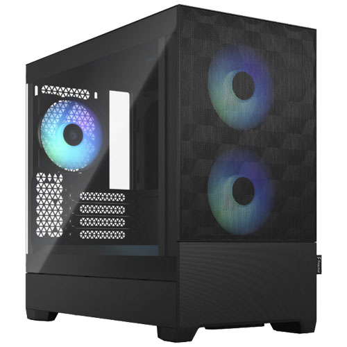 Fractal Design FD-C-POR1M-06 [Micro ATX ミニタワーケース Pop Mini Air RGB Black TG Clear Tint]