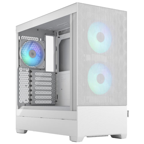 Fractal Design FD-C-POR1A-01 [ATX ミドルタワーケース Pop Air RGB White TG Clear Tint]