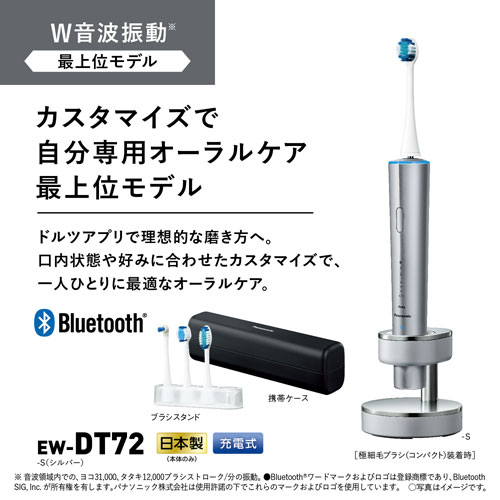 e-TREND｜パナソニック Doltz（ドルツ） EW-DT72-S [音波振動ハブラシ 