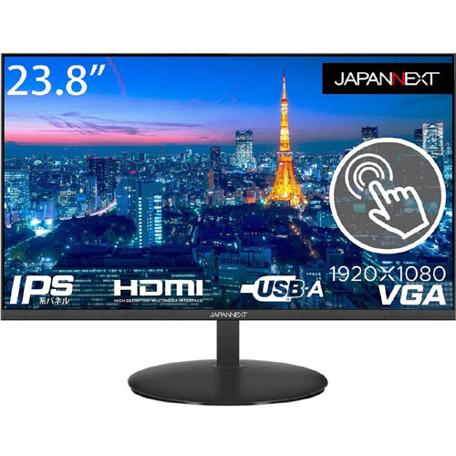 JAPANNEXT JN-IPS238FHD-T [タッチパネルディスプレイ 23.8型/1920×1080/ブラック]