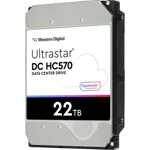 ウエスタンデジタル WUH722222ALE6L4/JP [Ultrastar DC HC570 0F48155 (22TB 3.5インチ SATA 6G 7200rpm 512MB 512e SE)]