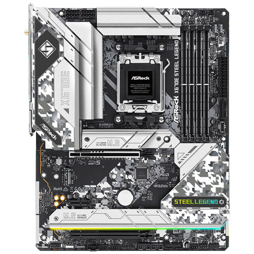 ASRock X670E Steel Legend [AMD X670/Socket AM5/DDR5/USB 3.2/2.5GbE + GbE/11ax/ATX Thunderbolt AIC対応]