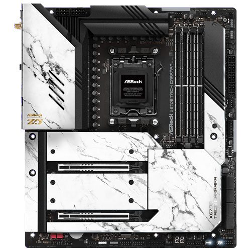 ASRock X670E Taichi Carrara [マザーボード AMD X670/Socket AM5/DDR5/USB4/2.5GbE/11ax/EATX]