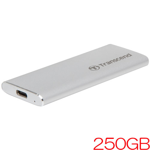 トランセンド TS250GESD260C [250GB ポータブルSSD ESD260C USB 3.1 Gen 2 Type-A/Type-Cケーブル付属 3年保証]