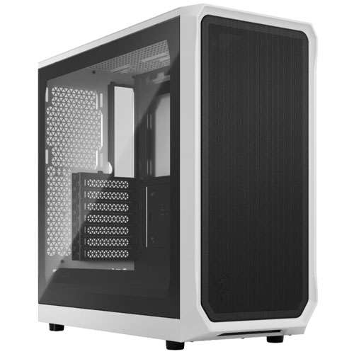 Fractal Design FD-C-FOC2A-02 [ATXミドルタワーケース Focus 2 White TG Clear Tint]