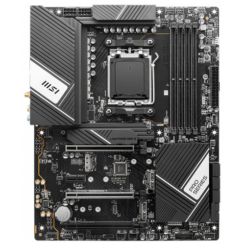 MSI Computer PRO X670-P WIFI [マザーボード AMD X670/Socket AM5/DDR5/USB 3.2 Type-C/2.5GbE/11ax/ATX]