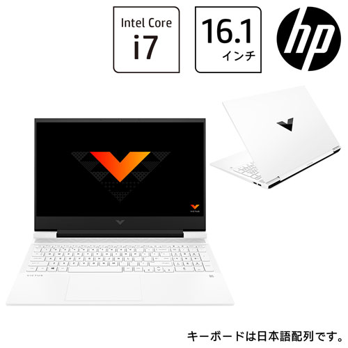 HP 67G77PA-AAAN [Victus by HP Laptop 16-d (i7 16GB SSD512GB 16.1FHD W11H RTX3050Ti セラミックホワイト)]