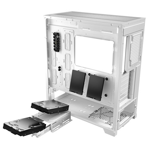 e-TREND｜ANTEC E-ATX ミドルタワーケース DP505 White ARGBファン3個搭載
