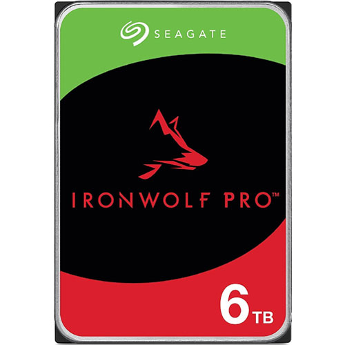 シーゲート ST6000NT001 [NAS向けHDD IronWolf Pro（6TB 3.5インチ SATA 6G 7200rpm 256MB Air CMR）]