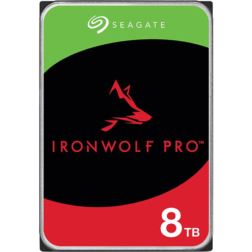 シーゲート ST8000NT001 [NAS向けHDD IronWolf Pro（8TB 3.5インチ SATA 6G 7200rpm 256MB Air CMR）]