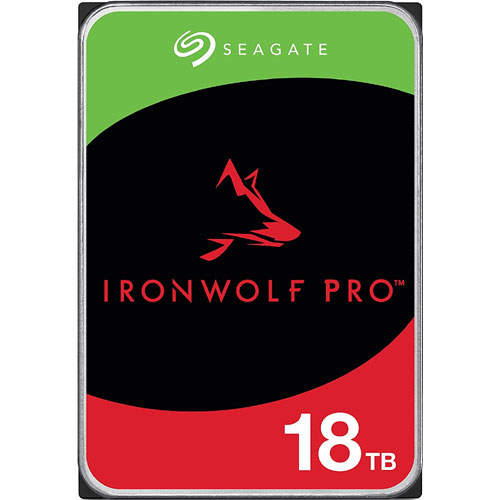 シーゲート ST18000NT001 [NAS向けHDD IronWolf Pro（18TB 3.5インチ SATA 6G 7200rpm 256MB Helium CMR）]