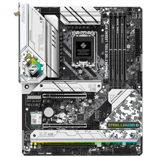 ASRock Z790 Steel Legend WiFi [Intel Z790/LGA1700/DDR5/USB 3.2 Type-C/2.5GbE/11ax/ATX Thunderbolt AIC対応]