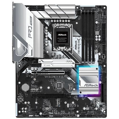 ASRock Z790 Pro RS/D4 [マザーボード Intel Z790/LGA1700/DDR4/USB 3.2 Type-C/2.5GbE/ATX Thunderbolt AIC対応]