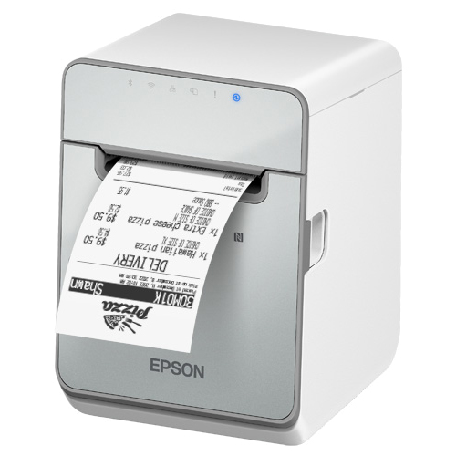 エプソン TM-L100W [レシートプリンター/台紙無しラベル対応/ホワイトモデル]