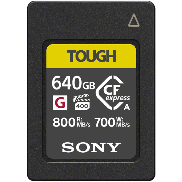 ソニー（SONY） CEA-G640T [CFexpress Type A メモリーカード 640GB]