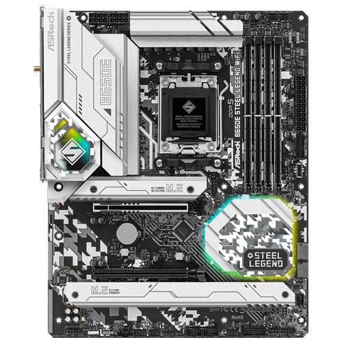 ASRock B650E Steel Legend WiFi [AMD B650/Socket AM5/DDR5/2.5GbE/11ax/ATX Thunderbolt AIC対応]