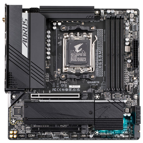 ギガバイト B650M AORUS ELITE AX [AMD B650/Socket AM5/DDR5/2.5GbE/11ax/Micro ATX Thunderbolt AIC対応]