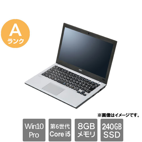 NEC ★中古パソコン・Aランク★PC-VK23TBZDR [VersaPro UltraLite タイプVB(i5-6200U 8GB 240GB 12.5 Win10P)]