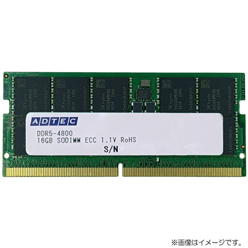 ADS4800N-E32GDB [32GB DDR5-4800 (PC5-38400) ECC SO-DIMM 2Rx8 262pin]