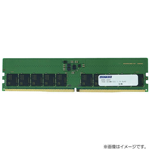 ADS4800D-E16GSB [16GB DDR5-4800 (PC5-38400) ECC Unbuffered DIMM 1Rx8 288pin]