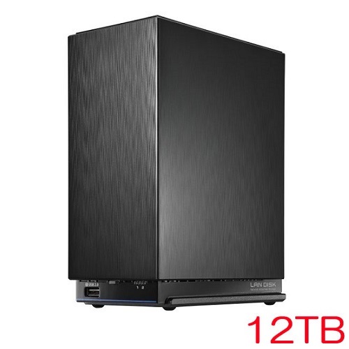 アイ・オー・データ HDL2-AAX12WB [2.5GbE Linux 2ドライブ BOXタイプNAS 12TB]