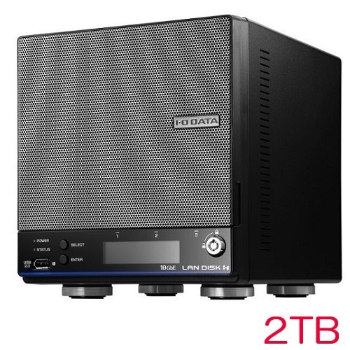 アイ・オー・データ HDL2-HA2B [10GbE Linux 2ドライブ BOXタイプNAS 2TB]