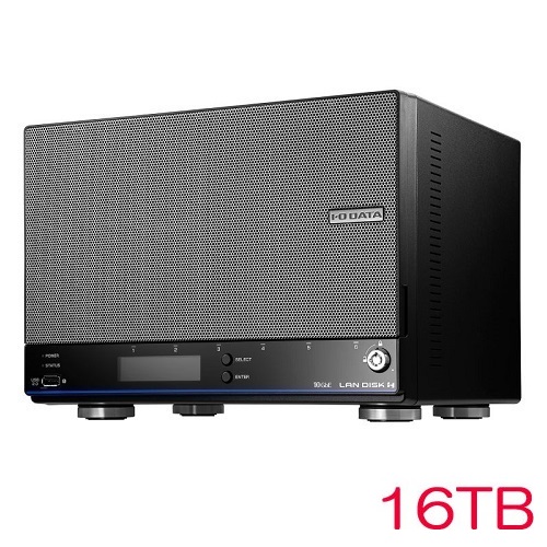 アイ・オー・データ HDL4-HA16EXB [10GbE Linux 4ドライブ BOXタイプNAS 16TB]